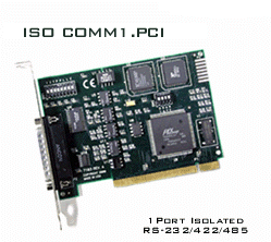 SEALEVEL ISO COMM1.PCI (BTO) - PCI RS-232, RS-422, RS-485 Isolated Serial Interface (BTO)(ITEM# 7103)