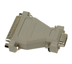 DB9 Female to DB25 Male - RS-232 Converter 