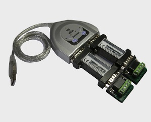 CommFront USB-232A-1+2xCVT-485-1 