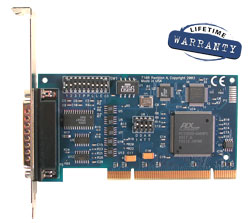 PCI RS-232, RS-422, RS-485 Isolated Serial Interface