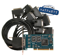 Universal Bus PCI RS 232 Serial Interface