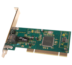 Low Profile PCI to 10/100 Ethernet Adapter 