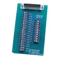 Terminal Block - HD44 Male to 28 Screw Terminals - for 8011 