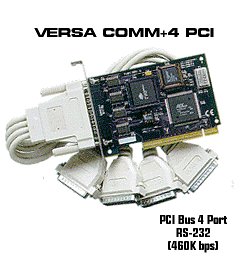 SEALEVEL Versa COMM+4.PCI (BTO) - PCI RS-232 Serial Interface (BTO) (ITEM# 7401)