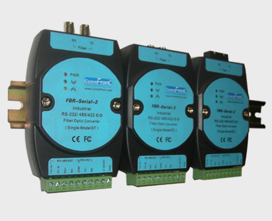 Industrielle RS232/RS485/RS422 zu Fiber Optic Media Converter (Multimode / ST)